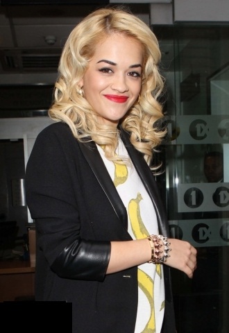 Rita Ora - Leaving BBC Radio 1 In London - April 18th 2012