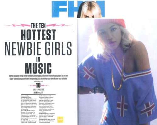 Rita Ora - Magazine Scans - FHM, March 2012