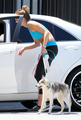 Strolling with her dog Floyd in Los Angeles [16th April] - miley-cyrus photo