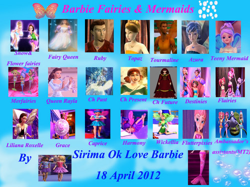  Barbie fate & sirene