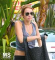 30. April- Leaving Pilates in West Hollywood - miley-cyrus photo