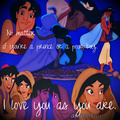 AladdinXJasmine collage. - disney-princess fan art