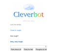Cleverbot loves it rough - random photo