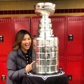 Jenna with Stanley Cup - glee photo
