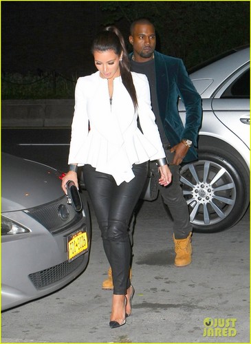  Kim Kardashian & Kanye West: avondeten, diner datum Night!