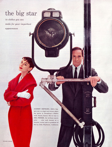  Mel Ferrer and Audrey Hepburn Magazine artigos