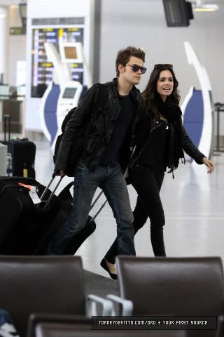 Paul & Torrey at PI Airport in Toronto, Canada(13-14 April 2012)