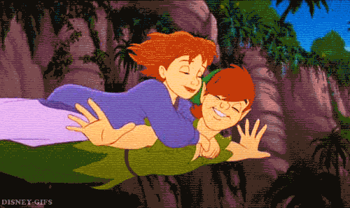  Peter Pan and Jane Gif
