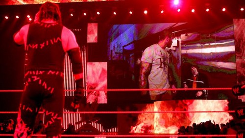 Randy Orton attacks Kane