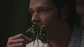 Sam Munching Salad - supernatural photo