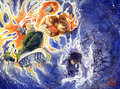 Tsuna VS Hibari - katekyo-hitman-reborn fan art