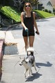 Walking her dog Floyd in Studio City [30th April] - miley-cyrus photo