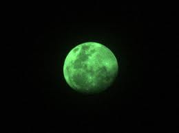 green moon wallpaper