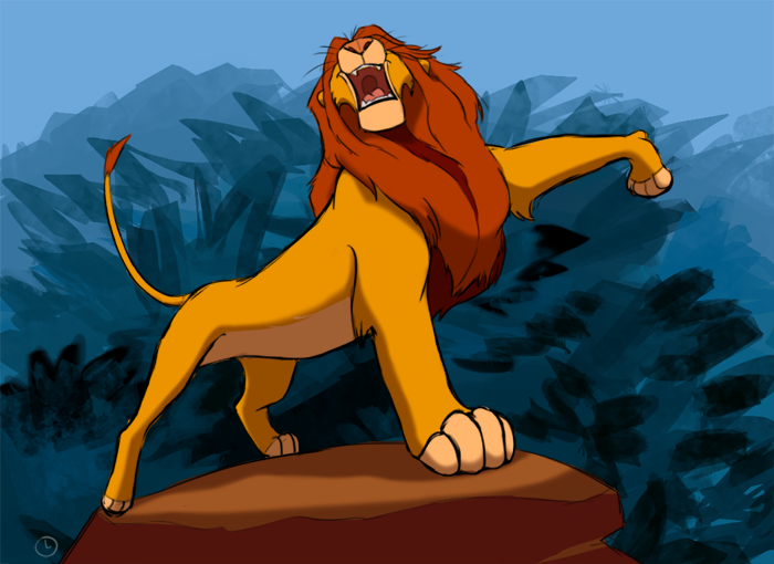 The Lion King Fan Art: simba.