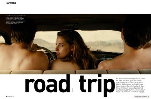  "On the Road" featured in France's 'Premiere' magazine. [may 2012]