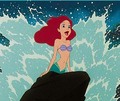 Ariel on Rock - disney photo