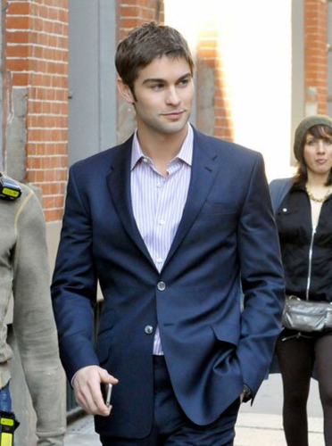  Chace - Gossip Girl - Behind the Scenes - February 01, 2012