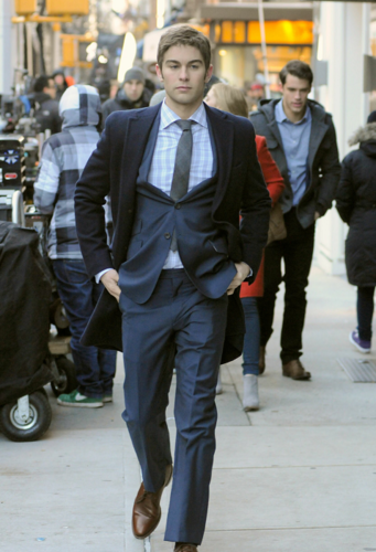  Chace - Gossip Girl - Behind the Scenes - February 06, 2012