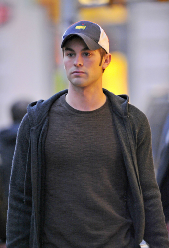 Chace - Gossip Girl - Behind the Scenes - January 31, 2012
