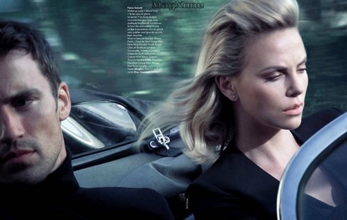  Charlize Theron for Elle France January 2012 Cover