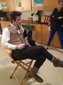 Chris last day on Glee set of season 3 - chris-colfer photo