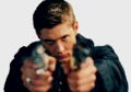Dean shooting - supernatural photo