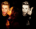 Demi and Justin Kiss - demi-lovato fan art