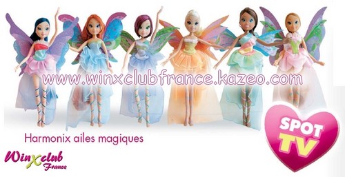  poupées Winx Girls in transformatin season 5!
