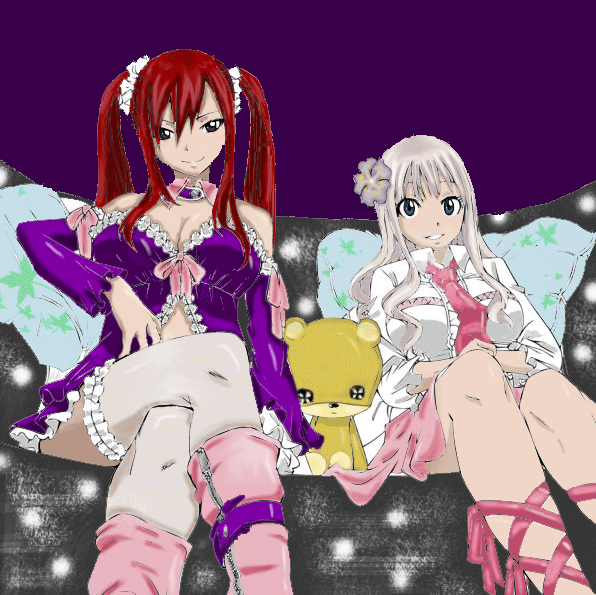 Photo of Erza&Mirajane for fans of Fairy Tail. 