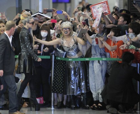  Gaga Arriving at Narita International Airport in Tokyo (May 8)