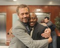 Hugh Laurie  and Omar Epps- House M.D.Swan Song (Retro-Special) - BTS Picture - hugh-laurie photo