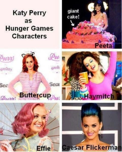  Katy Perry as THG Characters