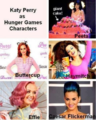 Katy Perry as THG Characters  - the-hunger-games photo