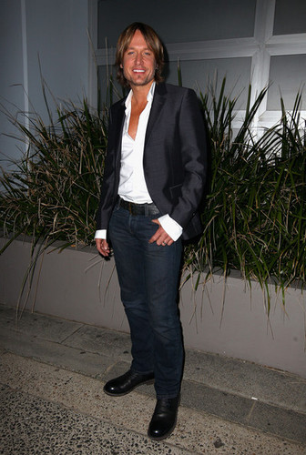 Keith at launch party for "The Voice" Australia