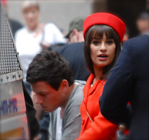  Lea filming in NYC