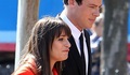 Lea on set of Glee filming Goodbye episode - lea-michele photo