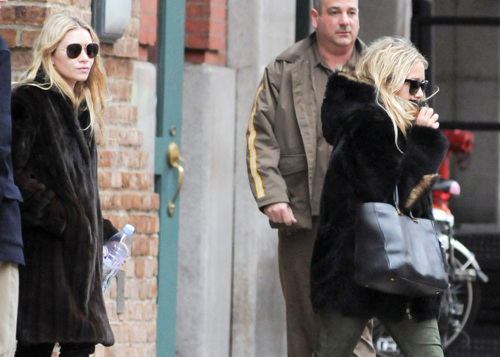 Mary-Kate & Ashley - Out together in New York City, January 12, 2012