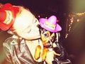 Miles with a dog - miley-cyrus photo