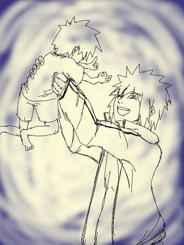  Minato & Naruto x3