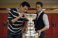 More pictures of Glee cast with Stanley Cup - glee photo