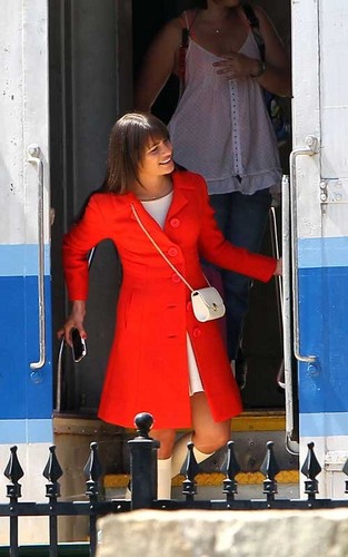 On the Set of Glee Finale