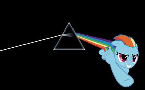 Pink Floyd Darkside of The Moon Rainbow Dash