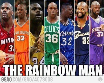 Rainbow man.