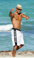 Shemar Moore Hits the Beach in Miami - shemar-moore photo