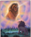 Simba and Mufasa - the-lion-king fan art