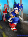 Sonic and Amy - sonic-and-amy fan art