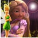 Tinkerbell and Rapunzel - disney-princess icon