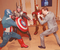 Tom Hiddleston VS The Avengers - tom-hiddleston photo