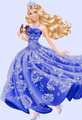 Tori wears blue dress - barbie-movies fan art