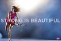 Yanina Wickmayer in Strong Is Beautiful - wta photo